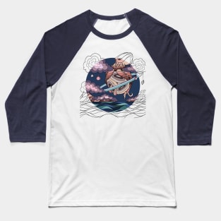 Space Octopus Baseball T-Shirt